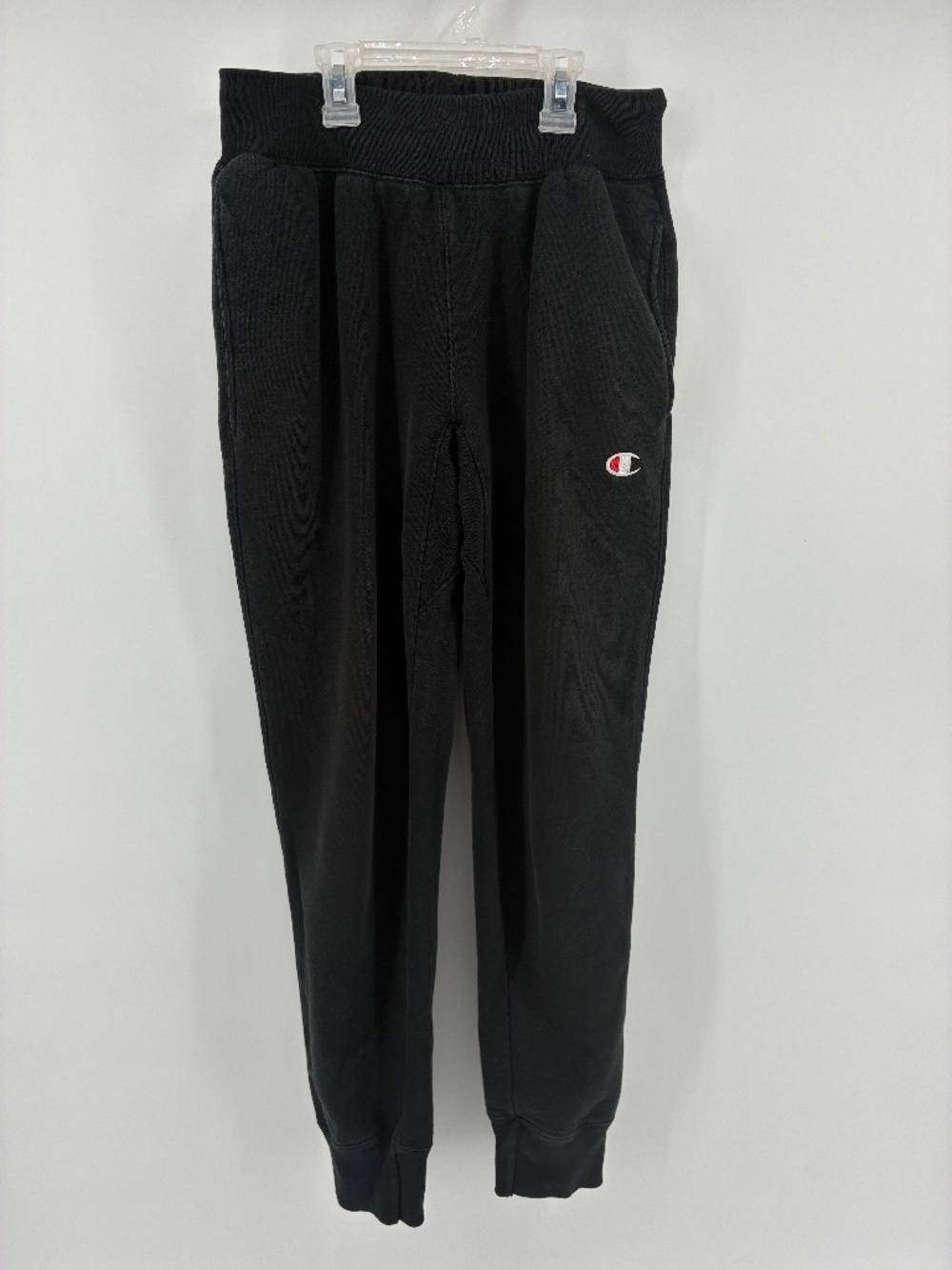 Champion Reverse Weave Black Joggers Track Pants